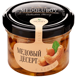 Медовый десерт с кешью Медовый десерт с кешью